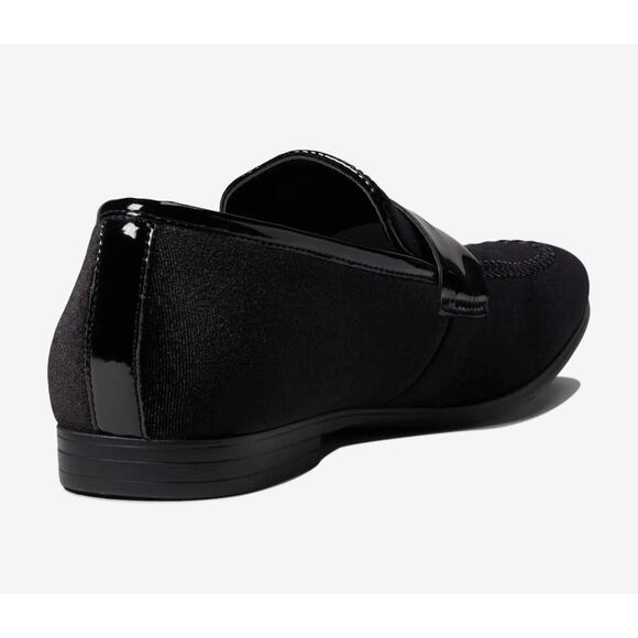 Steve Madden Men's Crescent Velvet Penny Loafer, Size 11 - Picture 2 of 7